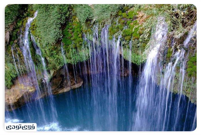 جاهای دیدنی کلاردشت آبشار هریجان
