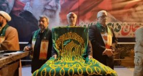 استقبال مردم ایرانشهر از کاروان خدام رضوی