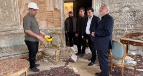 بازدید وزیر میراث‌فرهنگی از کاخ سعدآباد