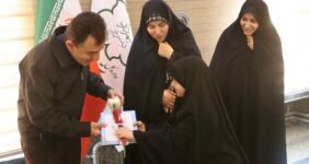 تجلیل از فرزندان دختر شهدای جنگ رمضان در تبریز