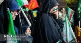 شور انقلابی مردم خلیل آباد در پنجاه و چهارمین شب