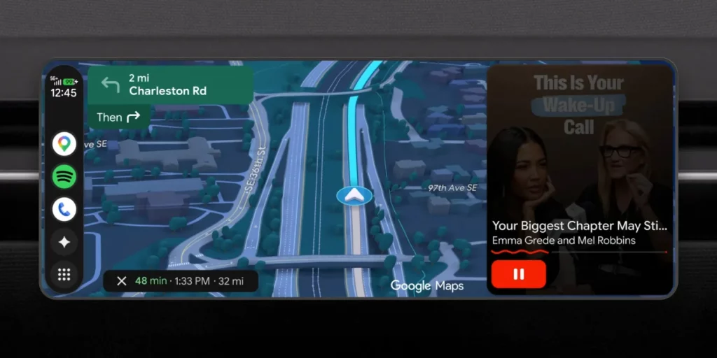 گوگل از نسخه جدید Android Auto با ظاهری مدرن رونمایی کرد گوگل از نسخه جدید Android Auto با ظاهری مدرن رونمایی کرد
