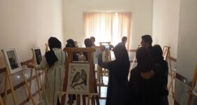نمایشگاه نقاشی در معبد آناهیتا برپا شد 