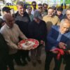 افتتاح نمایشگاه صنایع دستی در مسیر تردد زوار اربعین حسینی در مهران