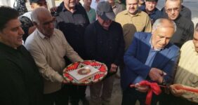 افتتاح نمایشگاه صنایع دستی در مسیر تردد زوار اربعین حسینی در مهران